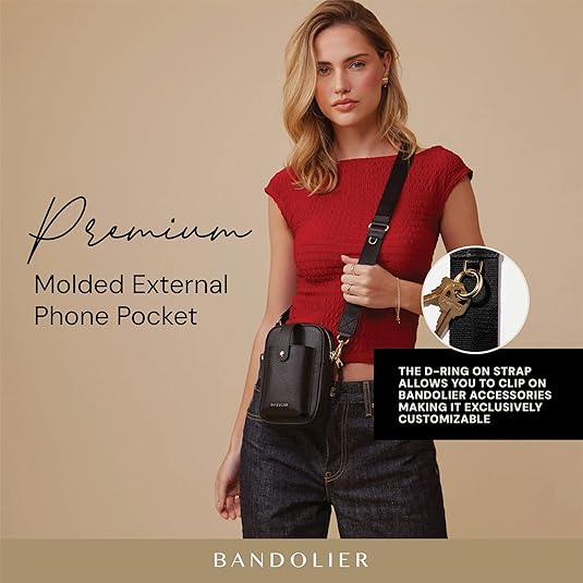 Bandolier Dillon Bag Crossbody,Stylish Pebble Leather Bag,Adjustable Strap