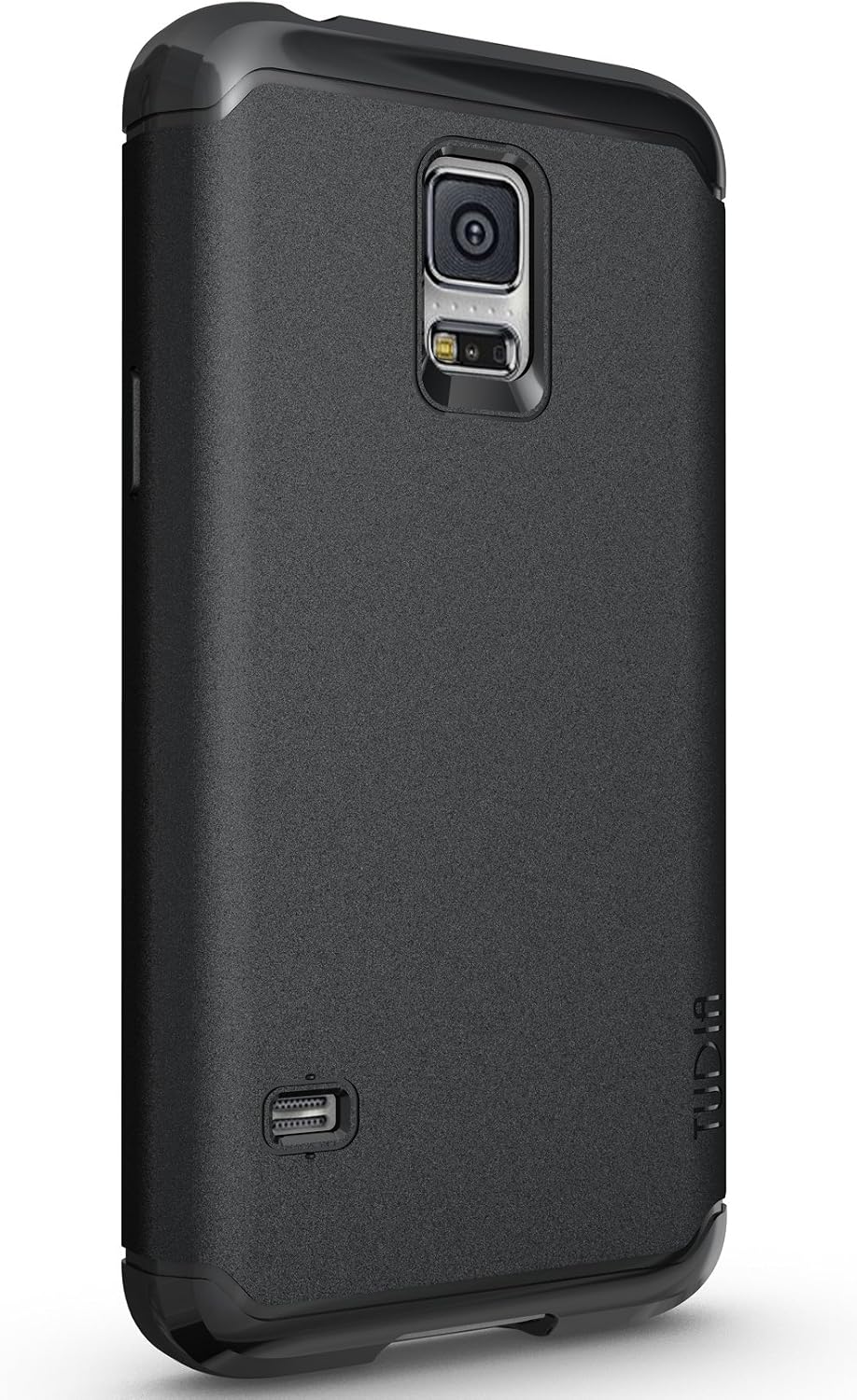 TUDIA LITE TPU Bumper Protective Case for Samsung Galaxy S5 Mini ** for S5 Mini Version ONLY ** (Black)