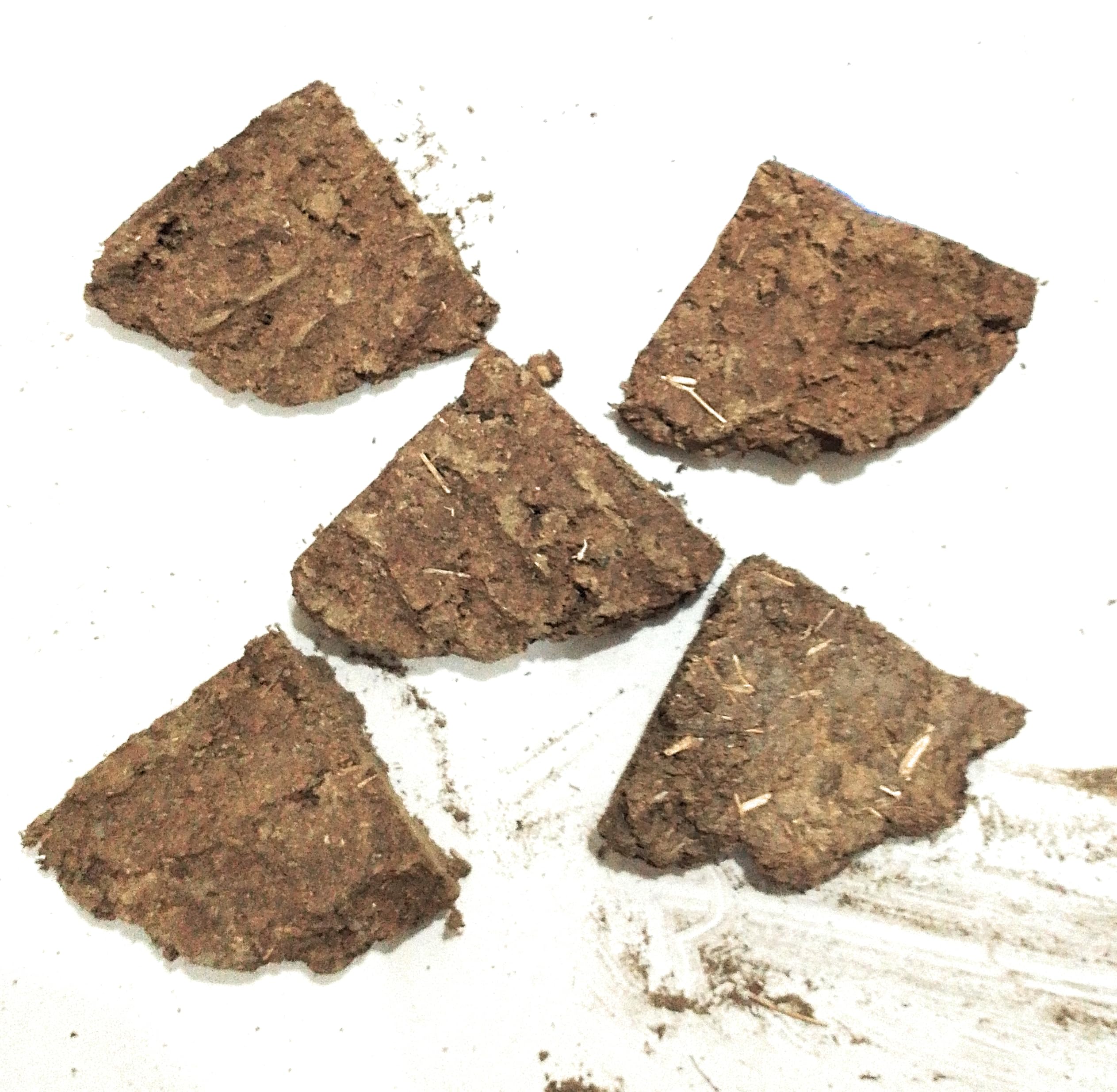 Cow Dung Uple | Desi cow dung cake for pooja | Pack of 9