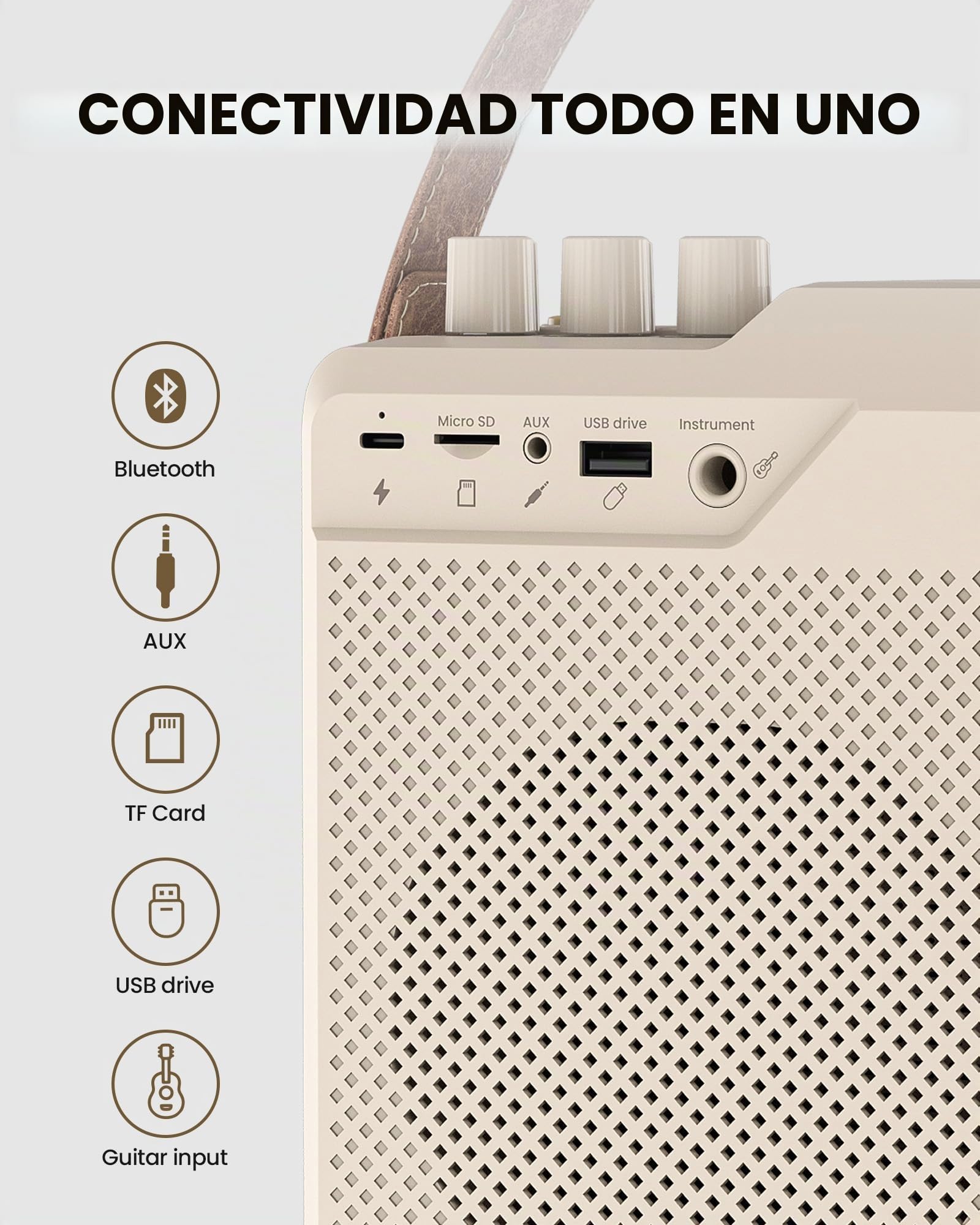 Avantree VoxAmp Duo - Amplificador de Voz Inalámbrico Portátil, Micrófono Dual Y Altavoz Set para Clases, Pequeños Eventos & Fiestas, 30W Voz Clara & Sonido Rico, 14H Batería
