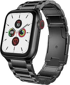 Amazon.com: titanium apple watch band