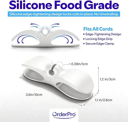 Miniatura 3 de Organizador de cables (8 negro)