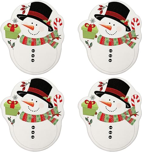 Miniatura 32 de OWENIE Juego de 4 manteles individuales de hojas de otoño, manteles individuales bordados de hojas de arce, decoraciones de otoño de Acción