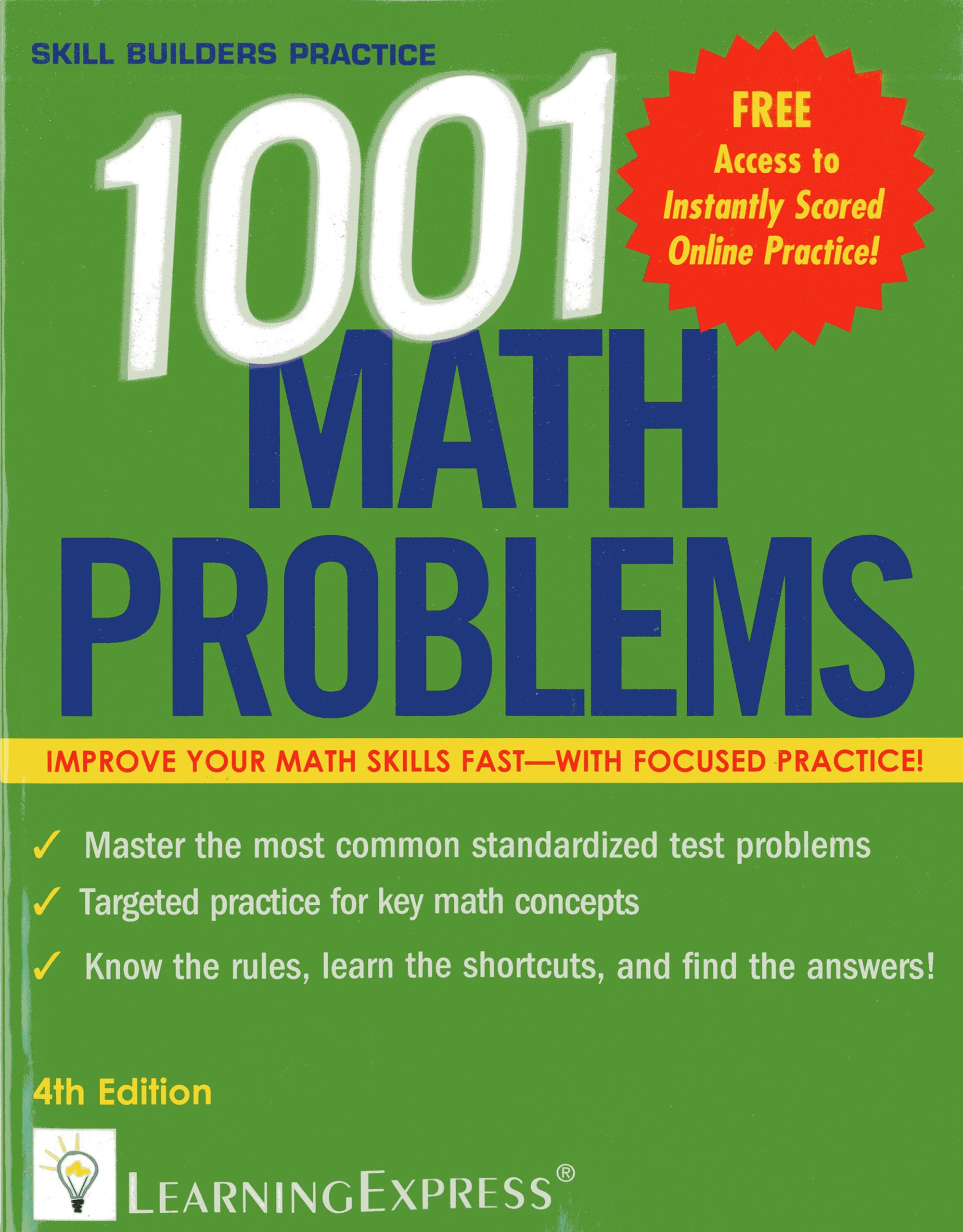 1,001 Math Problems (1001 Series) 4th Edition