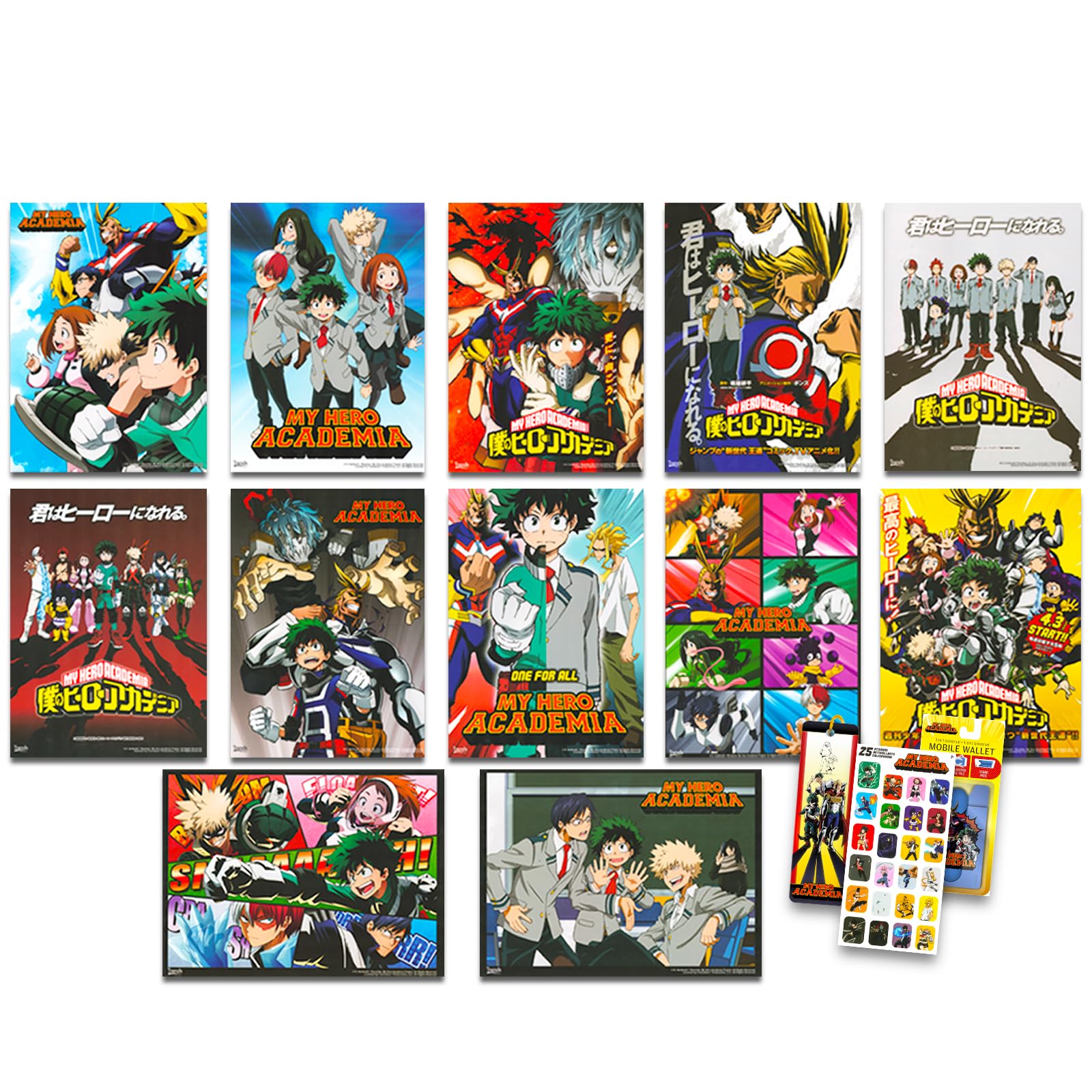 My Hero Academia 12-Poster Official Set