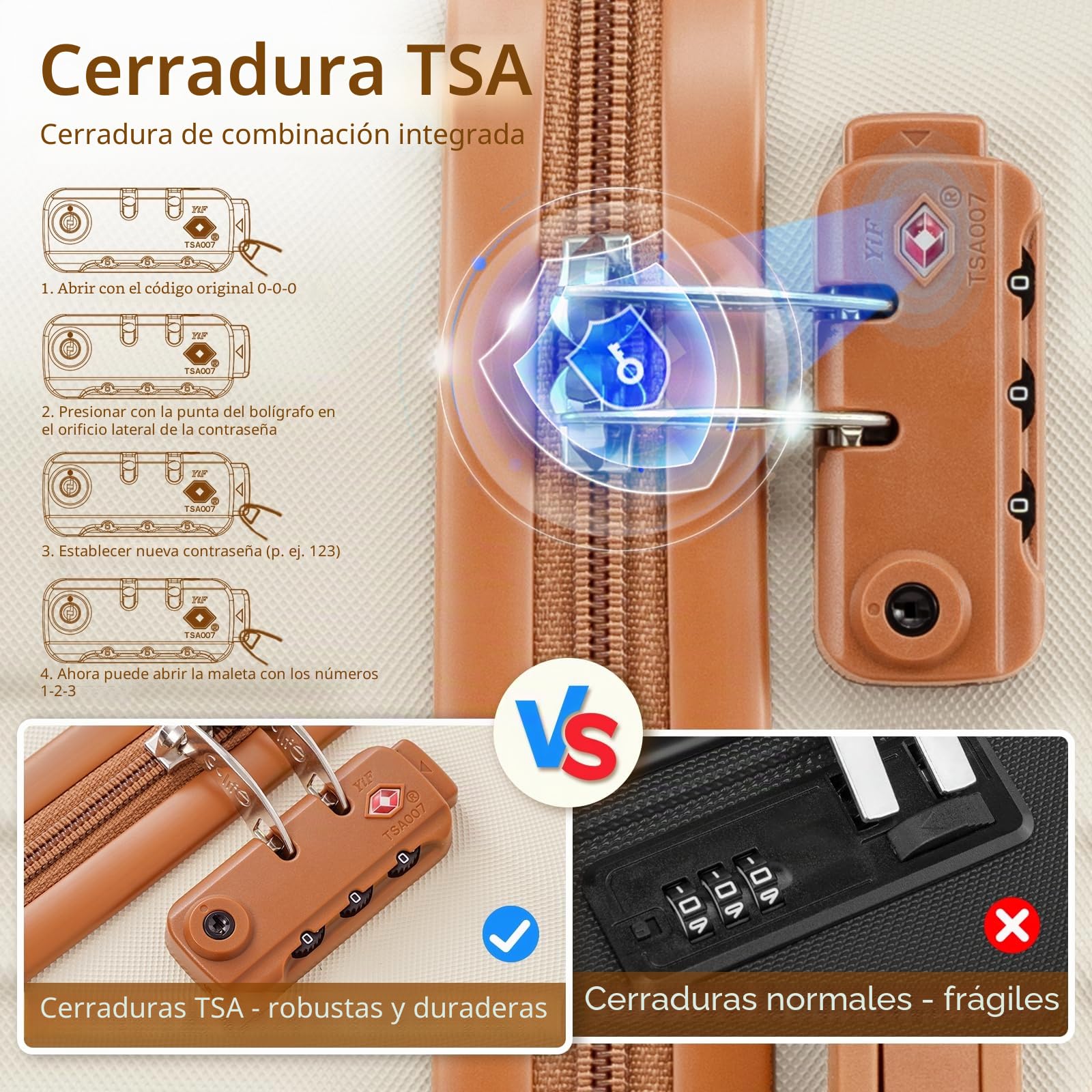 COOLIFE Juego Maletas 6 Piezas 16''20''24''28'',268L ABS+PC, Cerradura TSA | 4 Maletas, Bolsa de Viaje Expandible & Bolsa de Aseo – Ideal para Viajes en Familia, Vacaciones Largas & Solución Completa