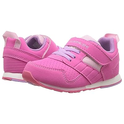 Tsukihoshi Kids Racer (Toddler/Little Kid) Girls Shoes Fuchsia/Pink