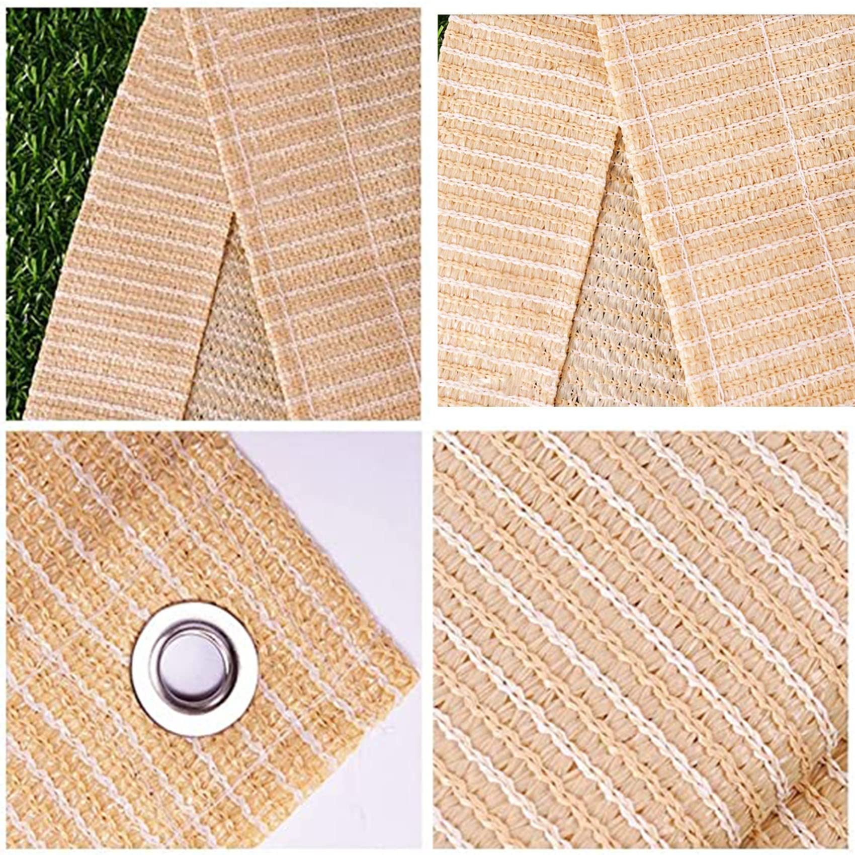 Recinzione Copertura per Balcone 75x550cm(30x217inch) Copertura per Balcone Copertura Ringhiera del Balcone Resistente alle intemperie per Balcone da Giardino, Bianco
