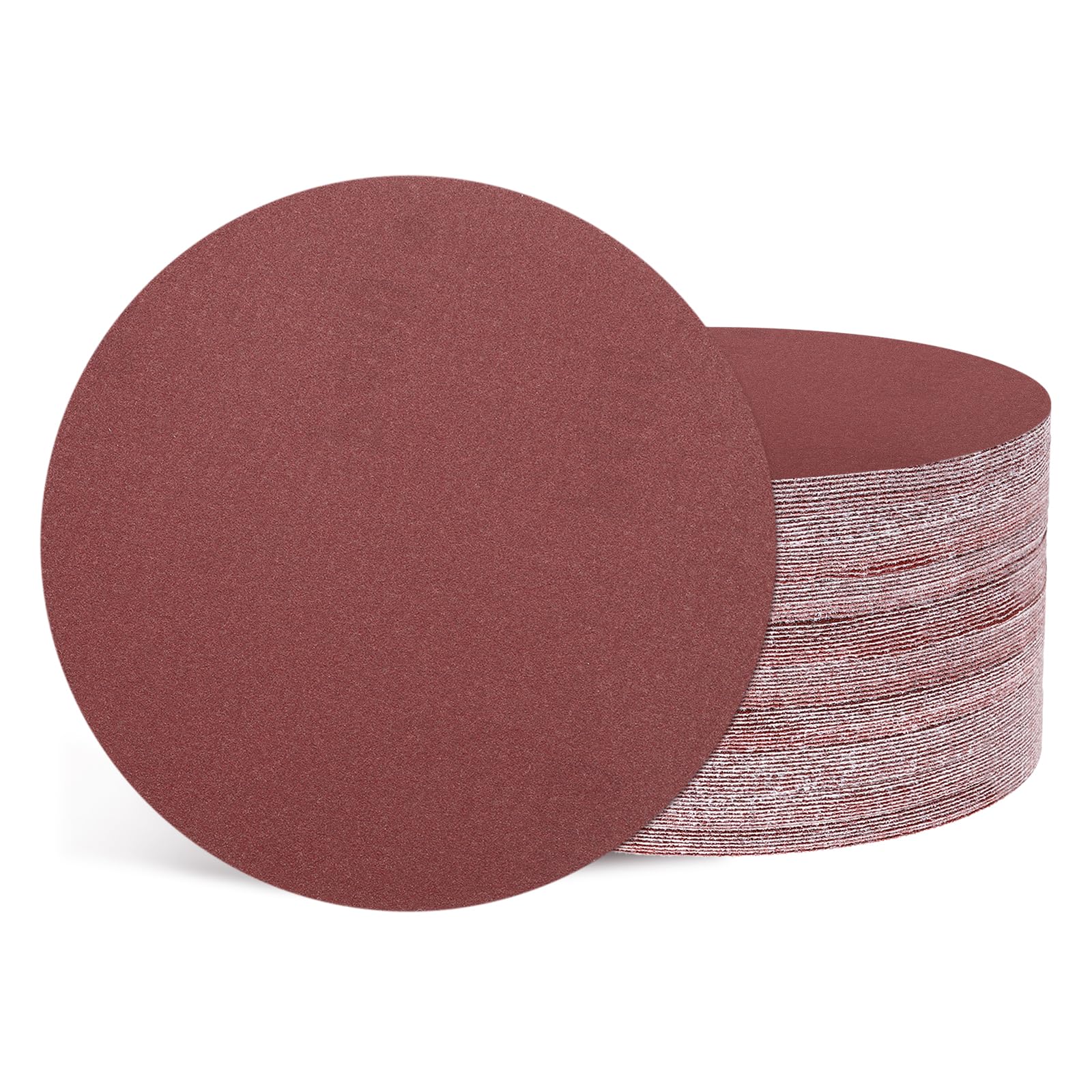 Kozelo 100Pack Sanding Discs 50 mm 600Grit Hook and Loop Sandpapers Red — image 1