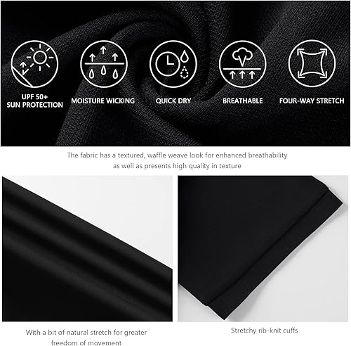 Miniatura 4 de Lightbare Polo de manga corta para hombre, UPF 50, rendimiento que absorbe la humedad, secado rápido, golf, tenis, polo para senderismo táctico