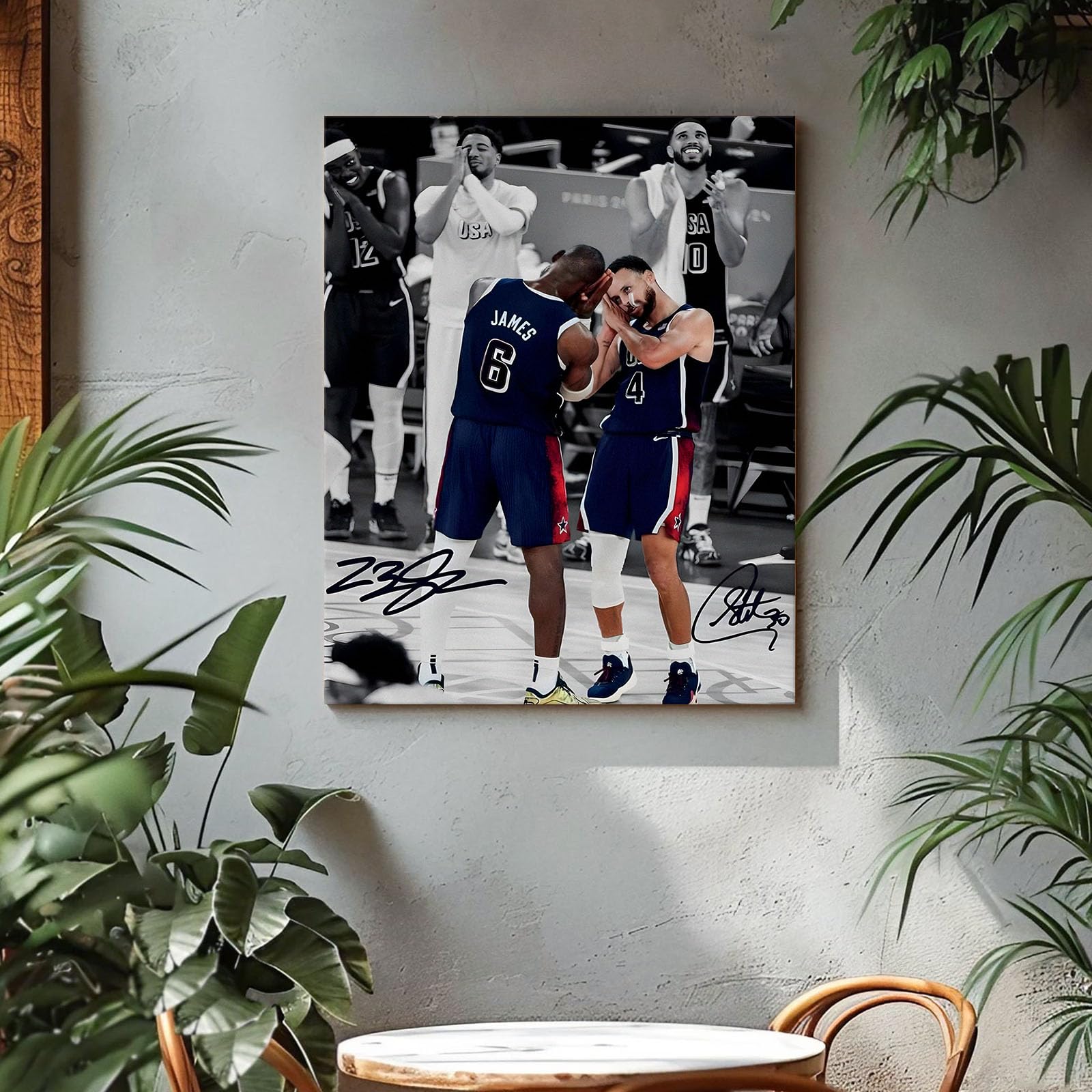 Amazon.co.jp: NBAキャンバスウォールアート装飾 - レブロンジェームズ