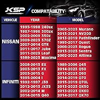 Vista 3 de KSP 5x114.3 - Espaciadores de rueda para Nissan 350Z 370Z, 5X4.5 (1 pulgada, 4 piezas) Espaciador forjado para Infinit G35 G37 FX35, 0.98 pulgadas