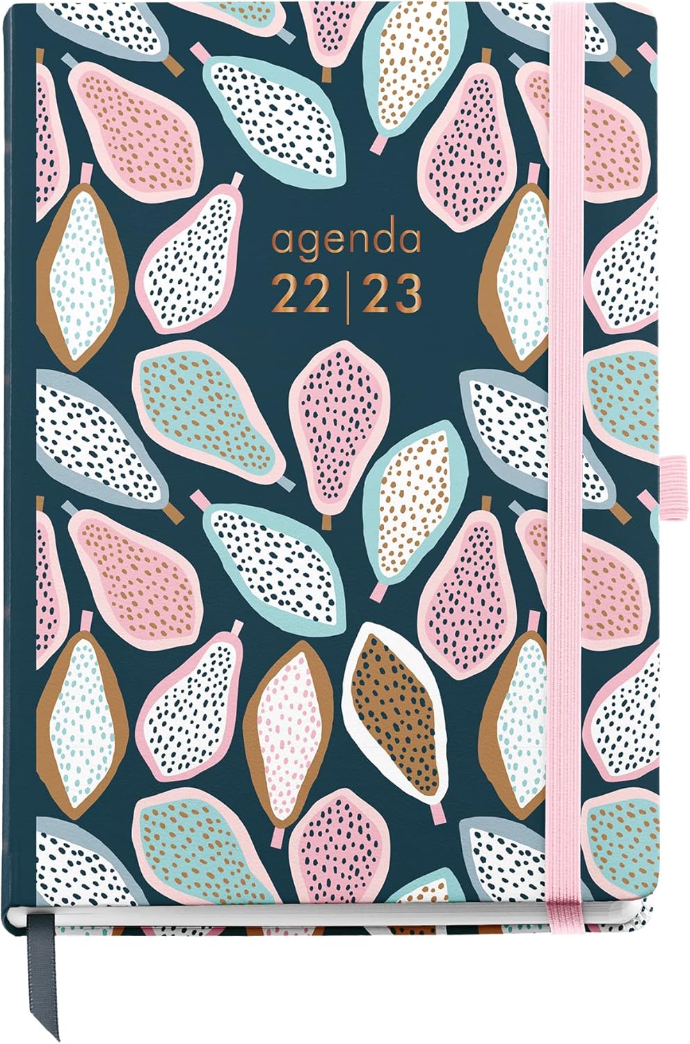 MIQUELRIUS - Agenda September 2022 December 2023 - Week Vista - Journal Size 12.2 x 16.8 cm - Trilingual: Spanish, English, Portuguese - 18 MONTHS - Fruit