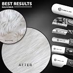 Professional Stripping Knife kit (6 pieces set) for Dogs & Pets, Wooden Handle Grip with Stainless Steel Blade (Right handed) (Black)