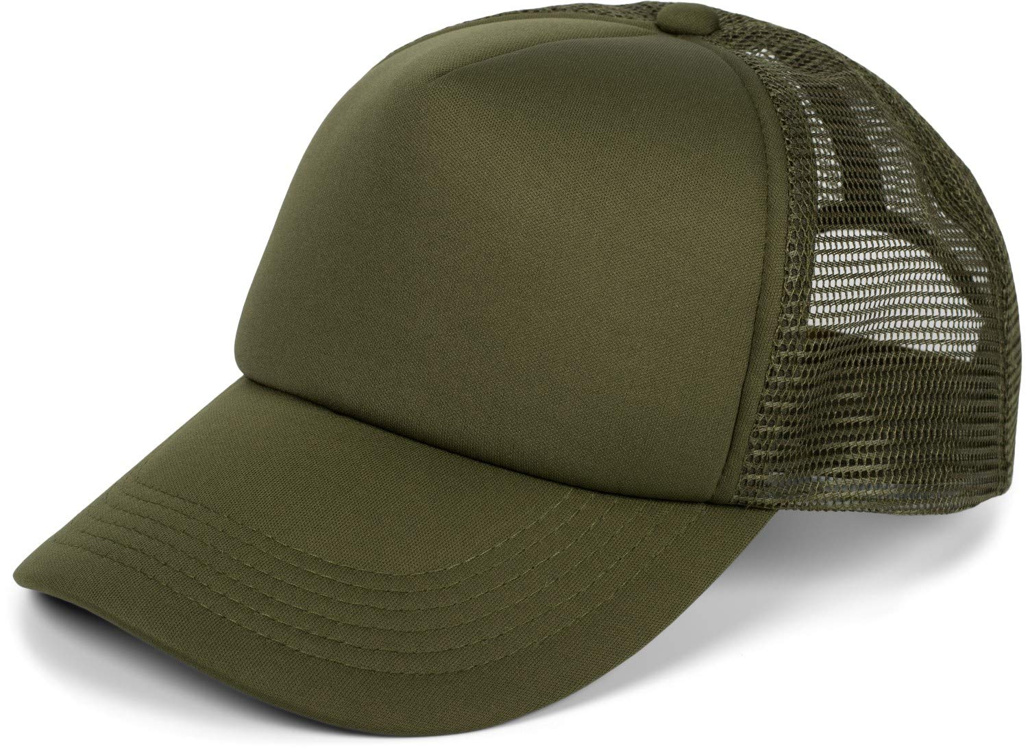 styleBREAKER Gorra de Camionero Unisex de 5 Paneles con Malla Transpirable, Cierre Ajustable con Clic, diseño Ligero y ventilado para Hombres y Mujeres