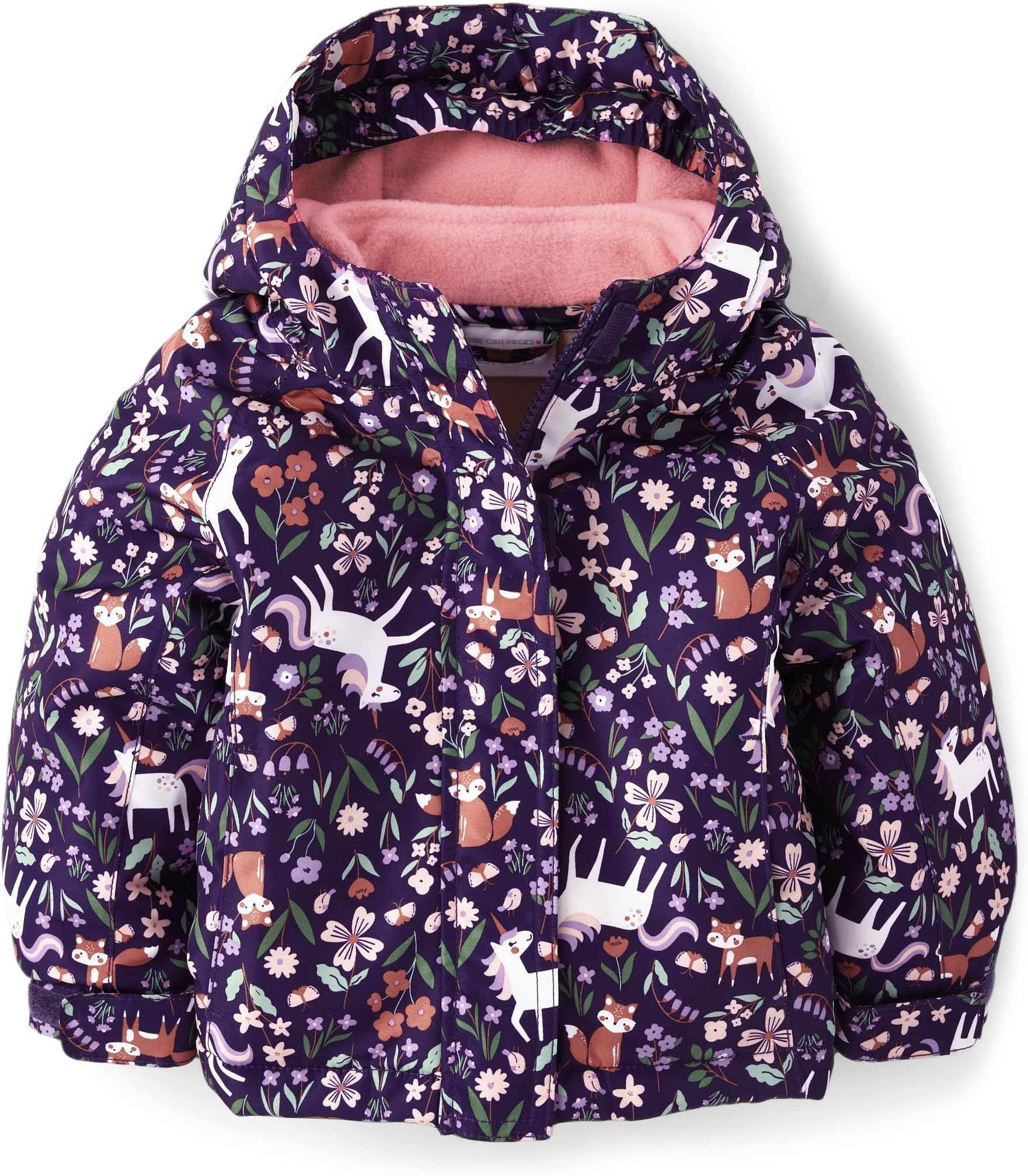 Baby-Girls And Toddler Heavy 3 in 1 Winter Jacket,Wind-resistant Water-resistant Shell,Fleece Inner