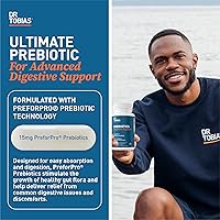 Vista 6 de Dr. Tobias Colon Everyday Health & Prebiotics with PreforPro - Bebida diaria de fibra y suplemento prebiótico para la salud intestinal, la digestión