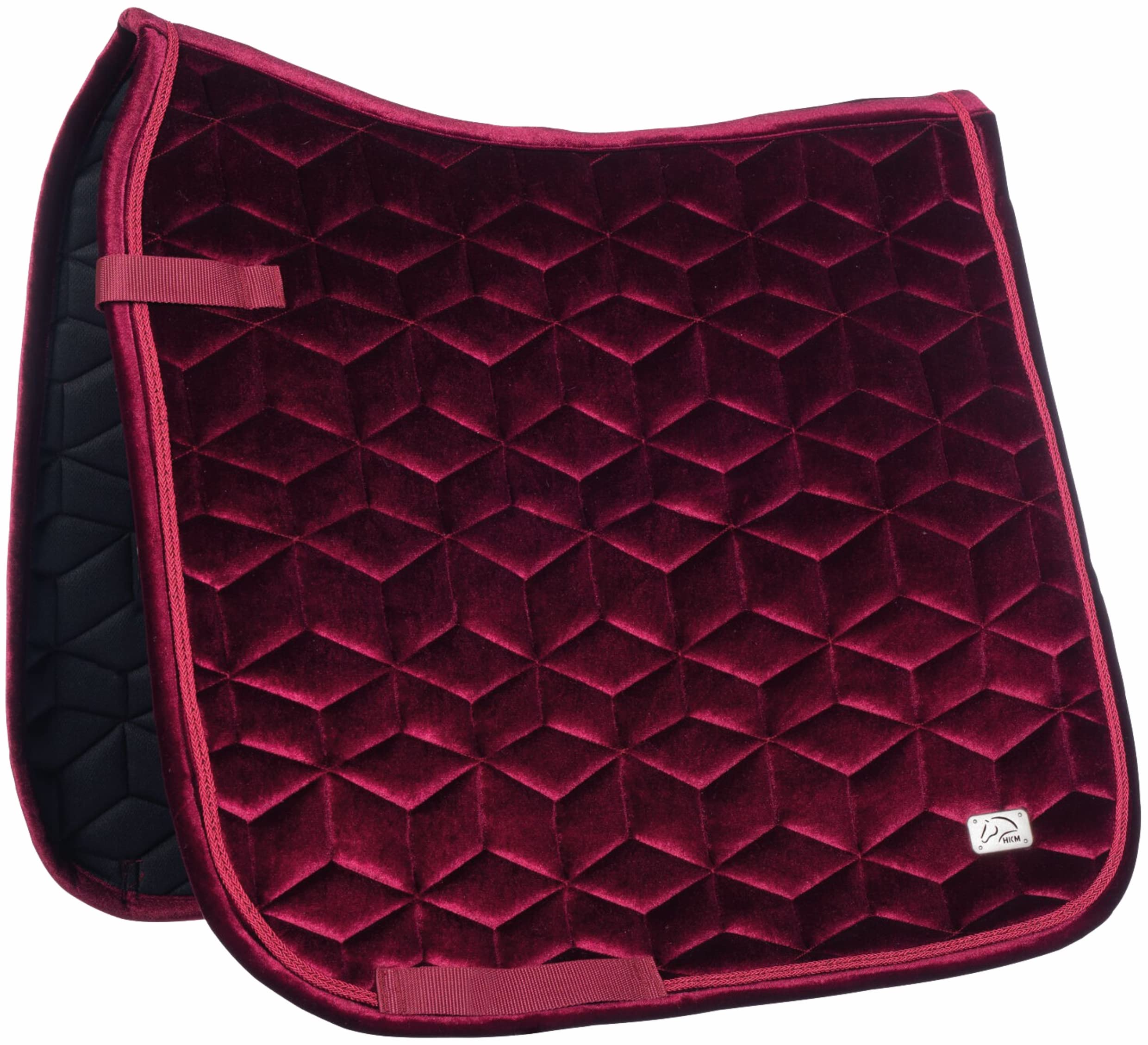 HKM Mellow Velvet Schabracke 2100 Dunkelbraun Pony Dressur