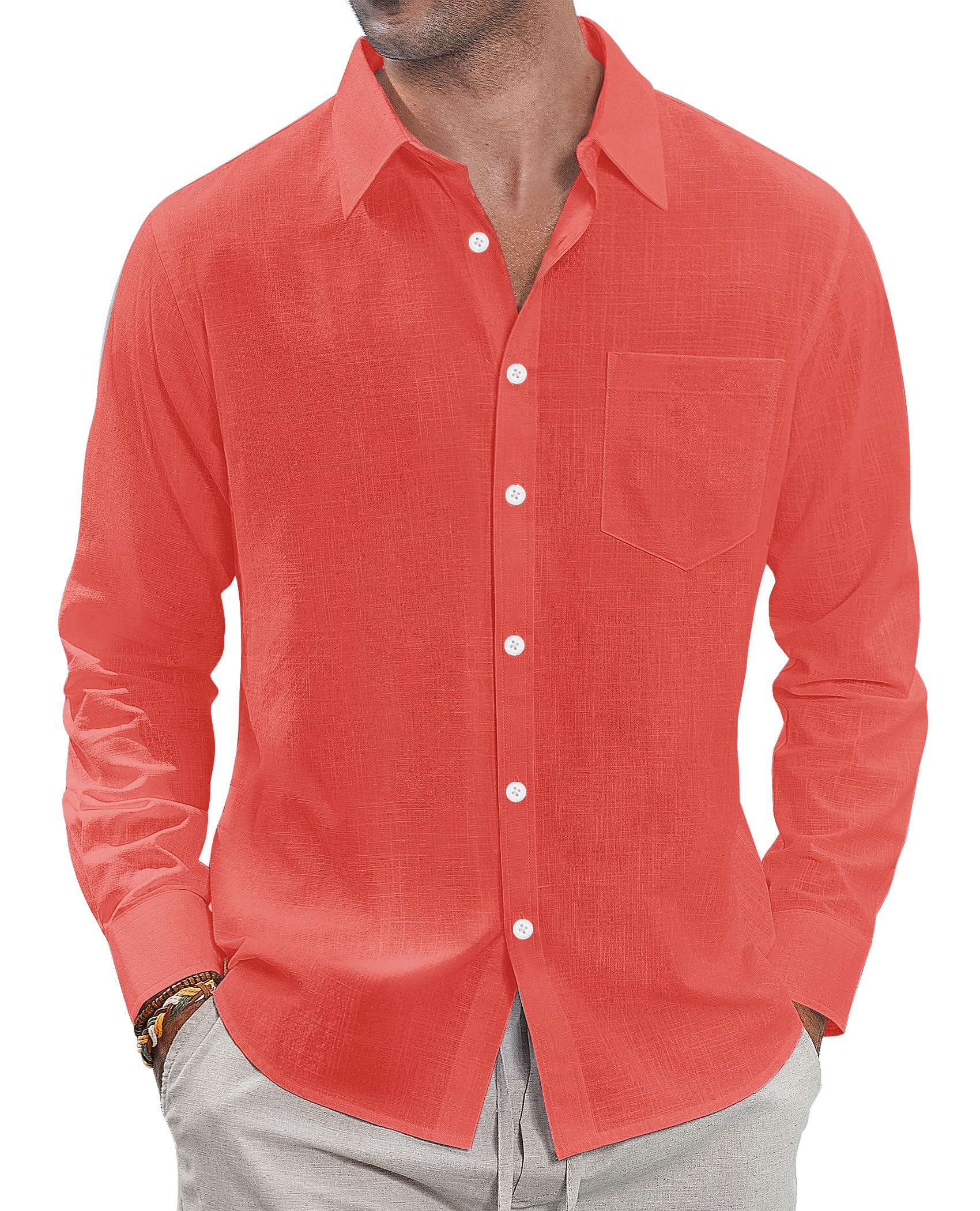 J.VER Pantalones De Pijama Chemise à Bouton Bas Homme