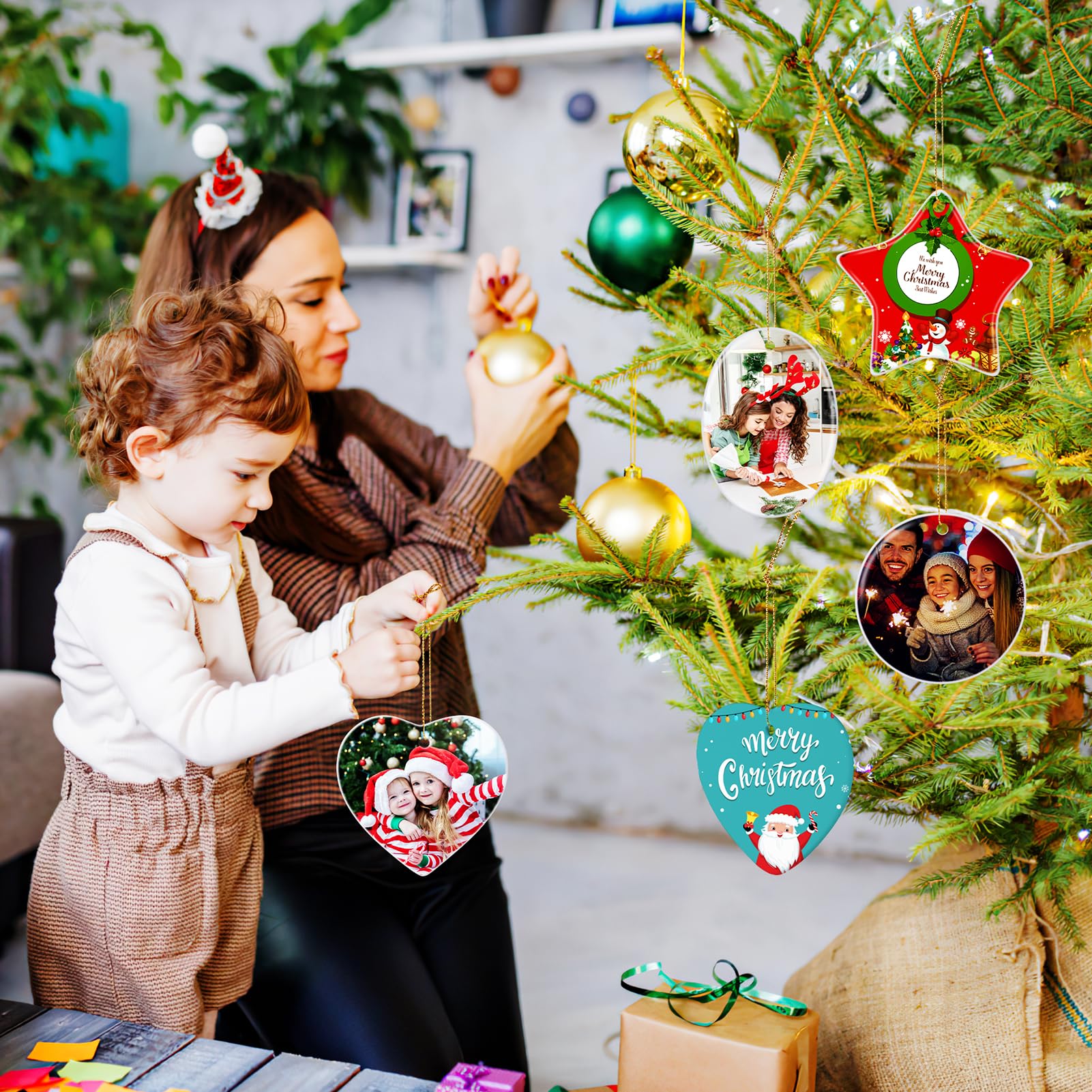 And Name Customized Ornaments With Photo Customized Photo Ornament