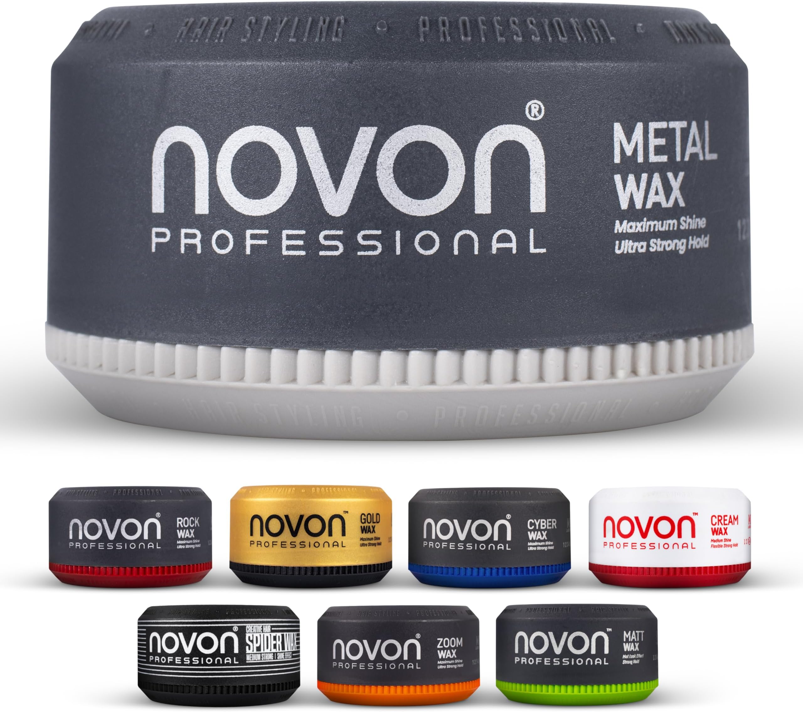 Professional Metal Wax | 150 ml Hair Wax | Mirror Shine | Powerful Hold for Defined Styles | Fresh Strawberry Fragrance | Suitable for Special Occasions | Also Child-Friendly