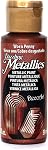 DecoArt Dazzling Metallics 2-Ounce Glorious Gold Acrylic Paint