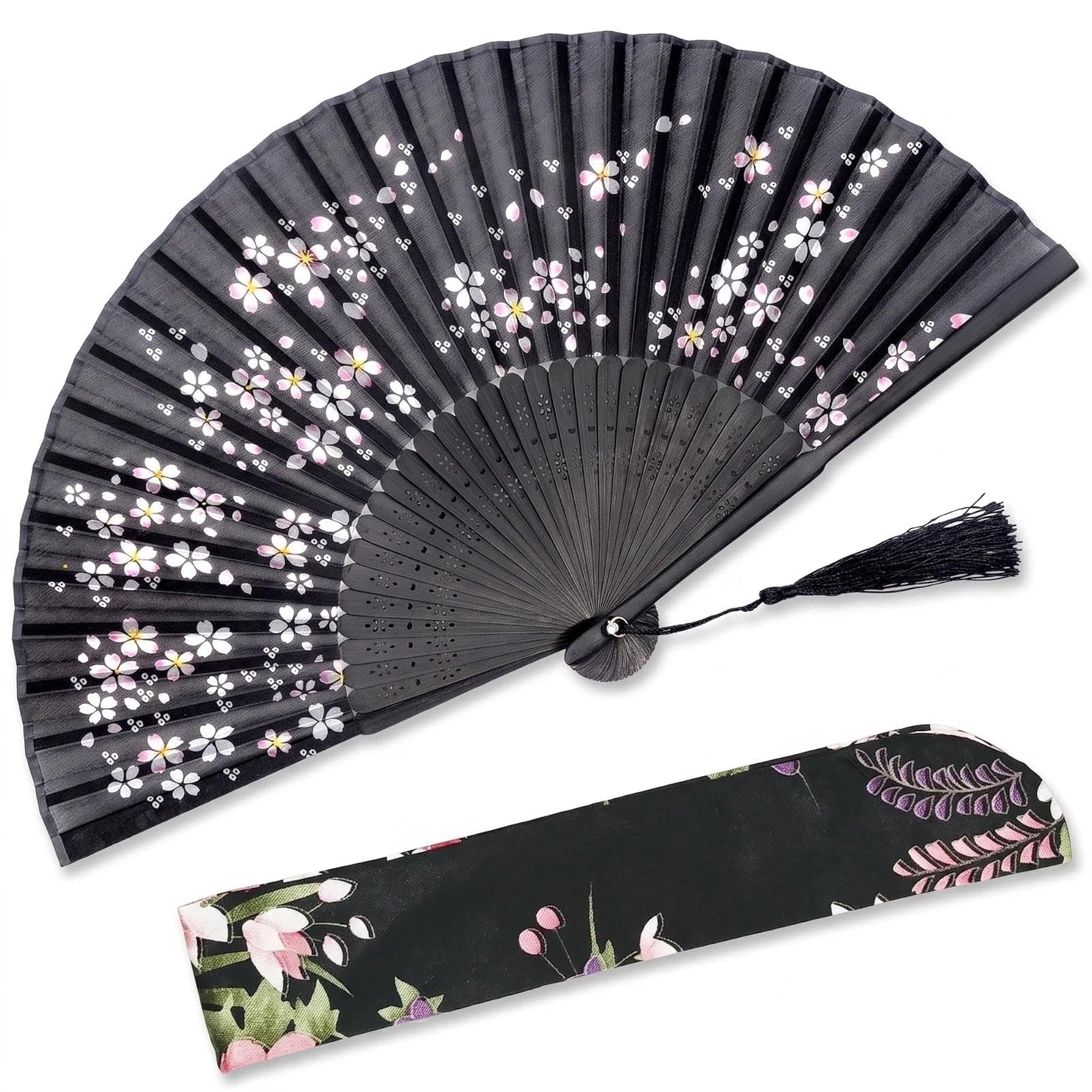 Sakura Folding Hand Held Fan for Women