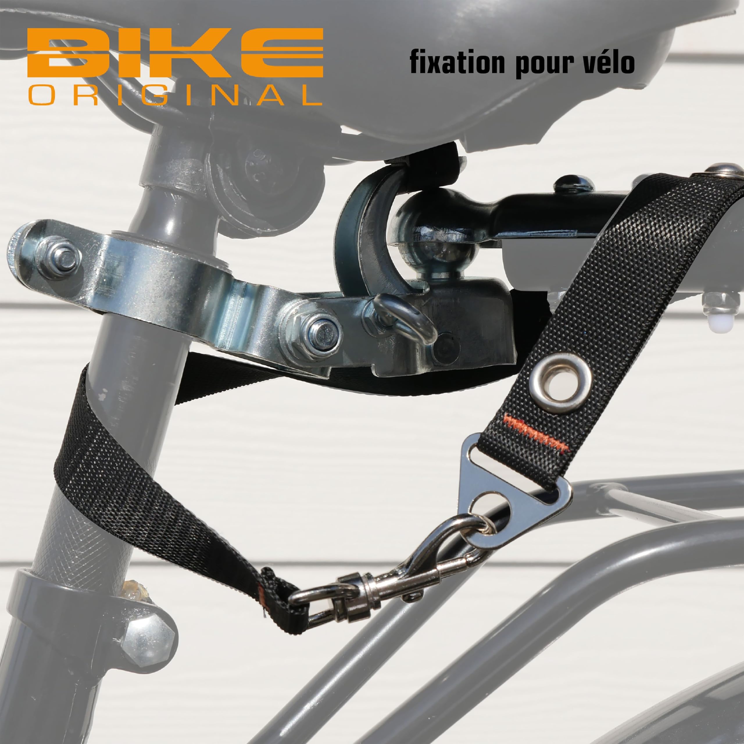 Remorque de vélo 50L 20kg roues gonflables compatible e-Bike VTT ville route