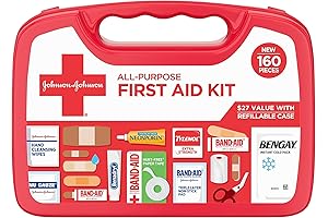 Johnson & Johnson All-Purpose Aesthetic First Aid Kit: The Perfect Guardian for Minor Mishaps