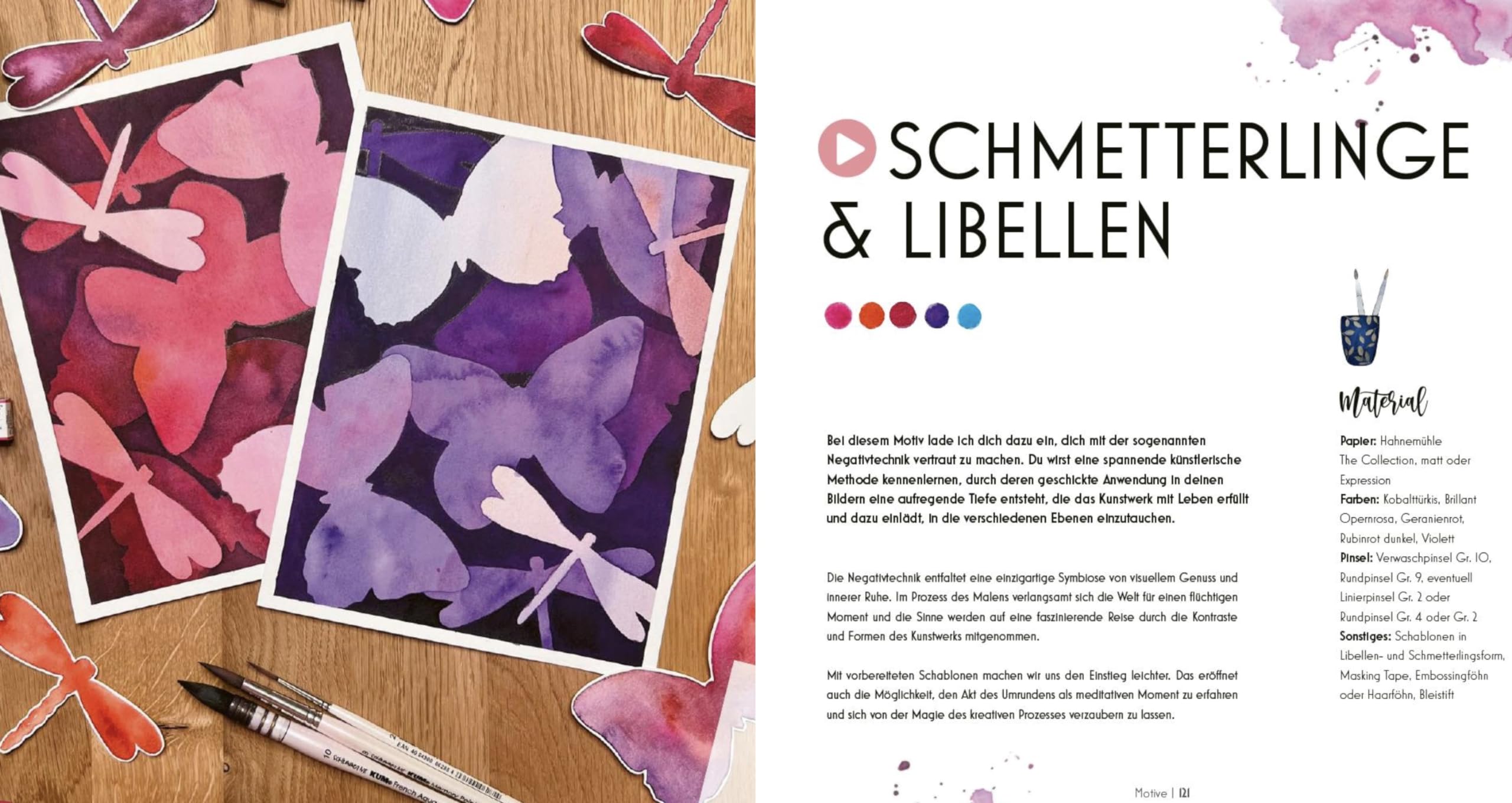 Watercolor your Mind: Mit Aquarellmalerei zur inneren Ruhe und Zufriedenheit