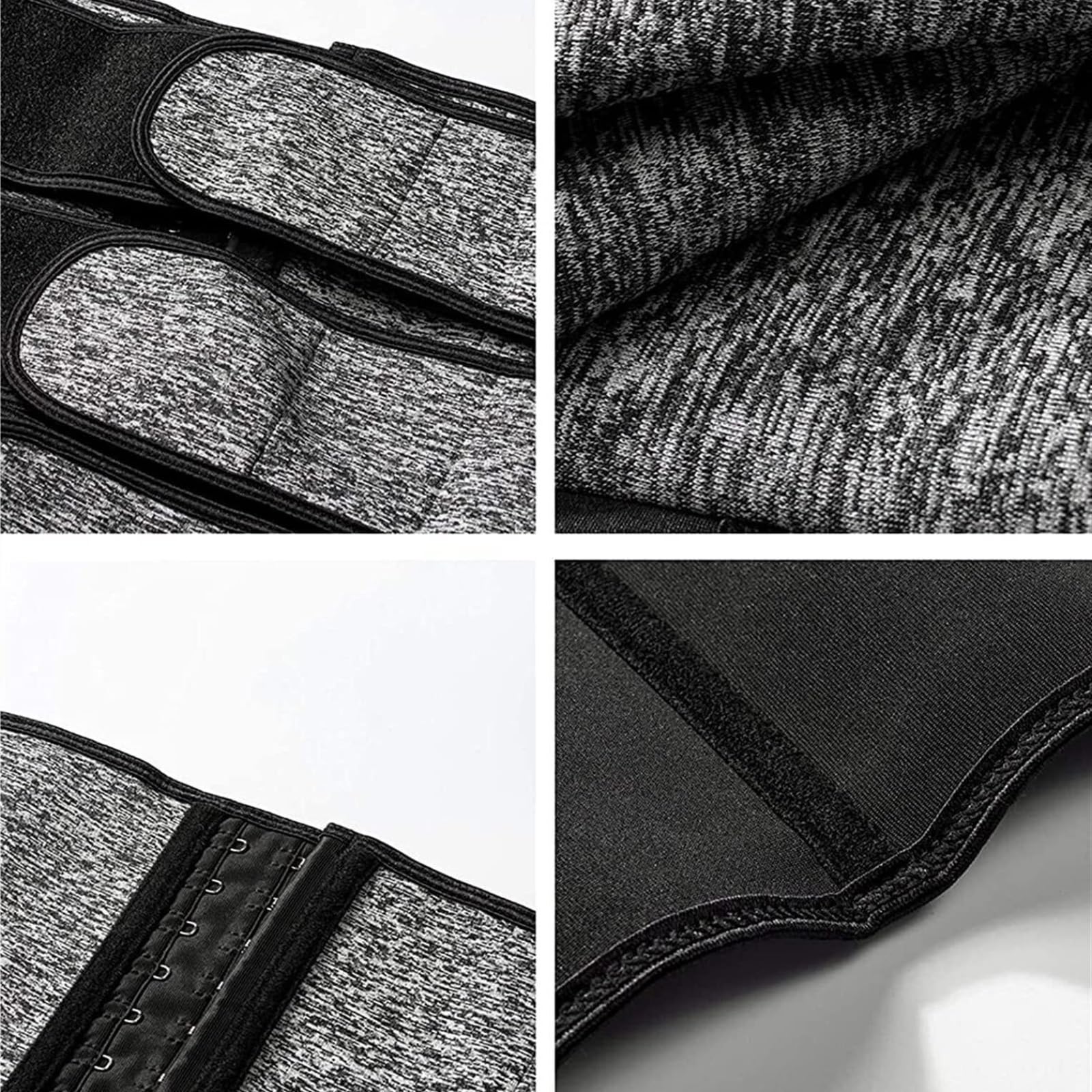 Faja Lumbar Trabajo Faja Moldeadora De Cintura Y Lumbares, Abdomen, Adelgazante, Quemagrasas Para El Posparto Estabilización(Black,Large)