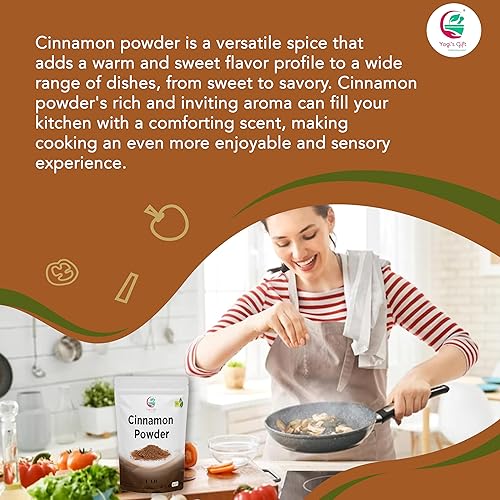 Miniatura 5 de Yogi's Gift - Canela molida para café, té, cocina  Aroma rico y gran sabor  Canela de grado premium por Yogi's Gift