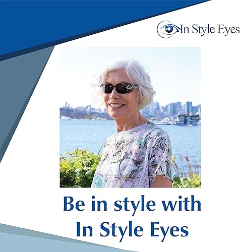 Miniatura 7 de In Style Eyes Lovin Mawi - Gafas de sol bifocales - Tortoise - 3.0X, paquete con estuche plegable magnético y paño de limpieza de microfibra mágico