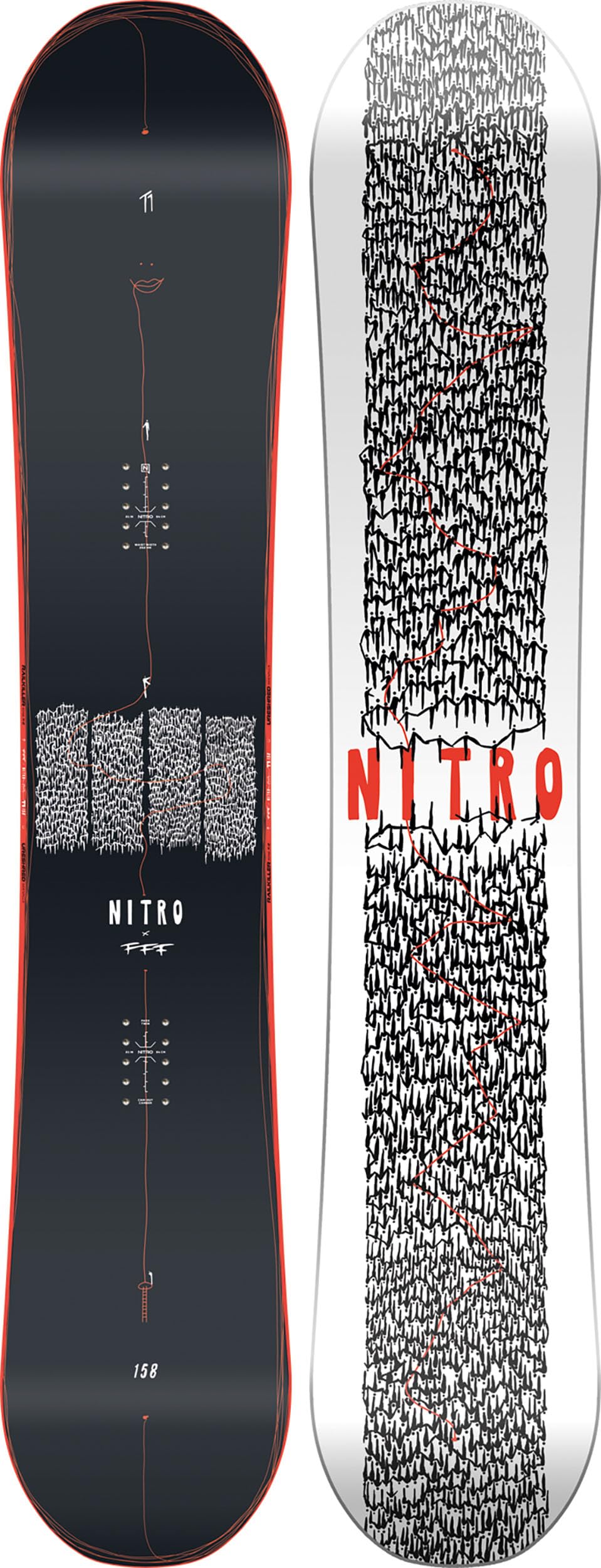 Nitro Uomo T1 X FFF BRD´24 Snowboard