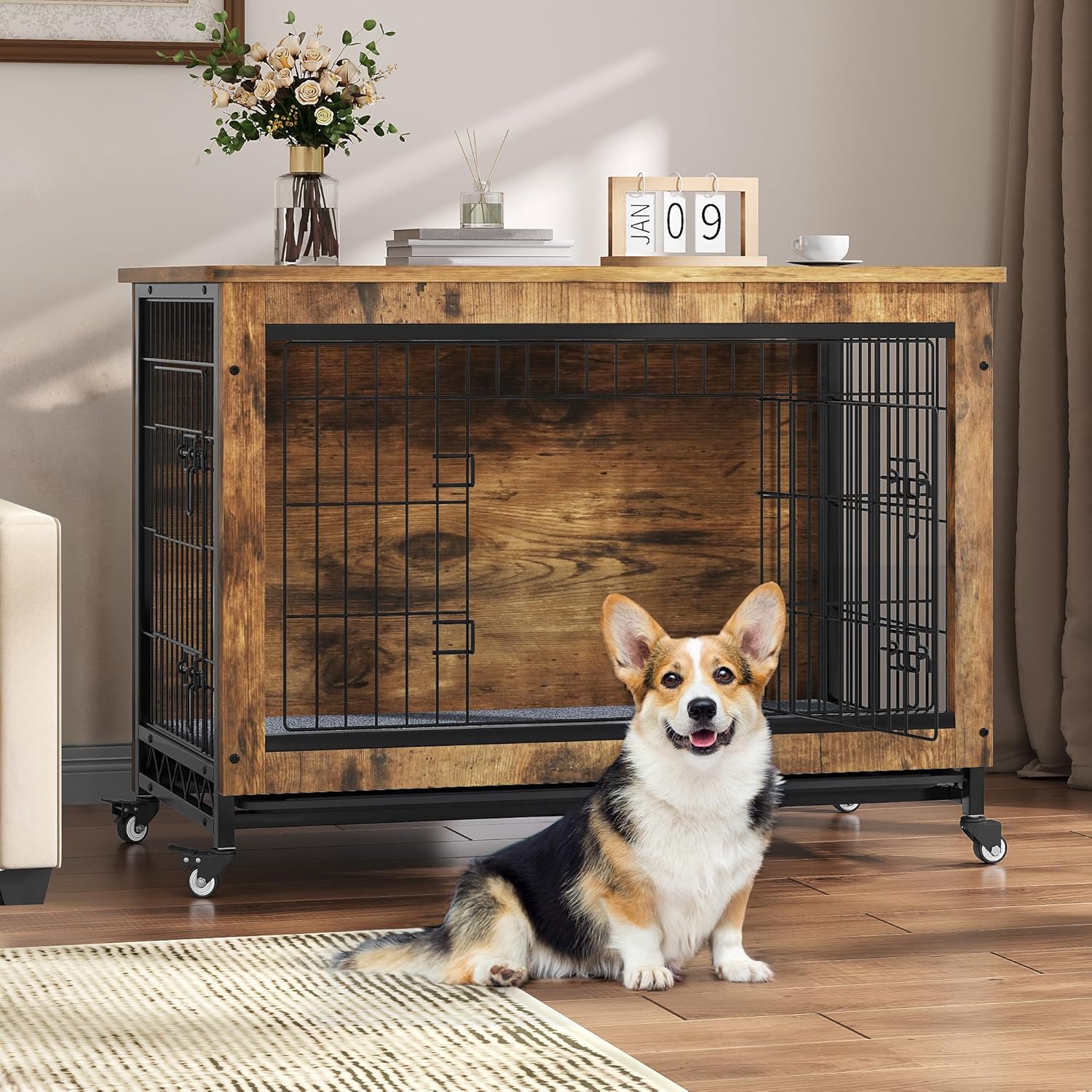 Stylish and Functional: YITAHOME Wooden Dog Kennel Review