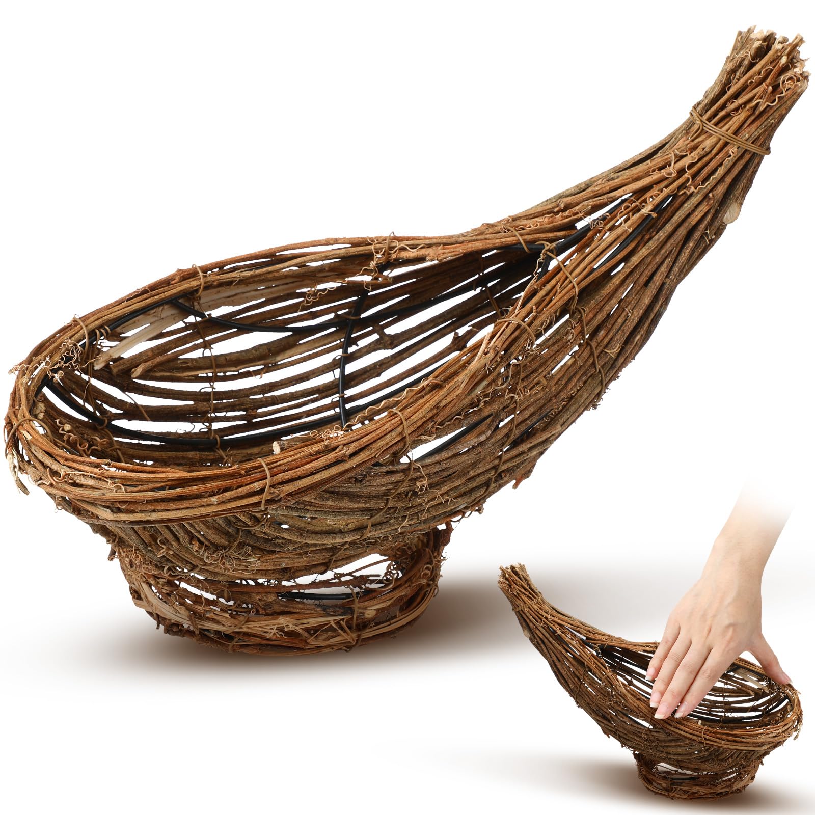 Corne d'abondance pour Thanksgiving 35 cm, panier cadeau idéal pour décoration d'automne