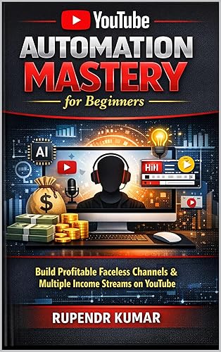 YouTube Automation Mastery for Beginners: Build Profitable Faceless Channels, Automate