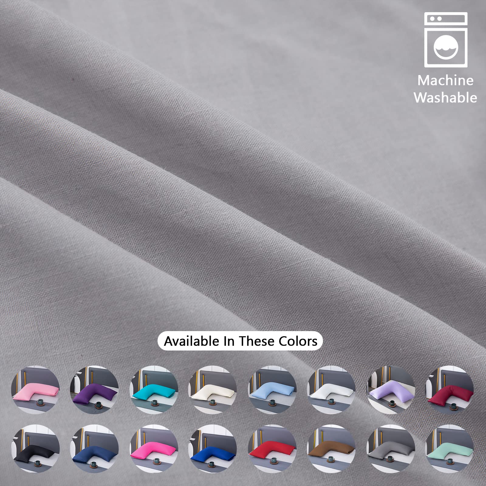 Federa Cuscino A V Buzzbuy - 100% Policotone, Ortopedica Per Gravidanza E Allattamento