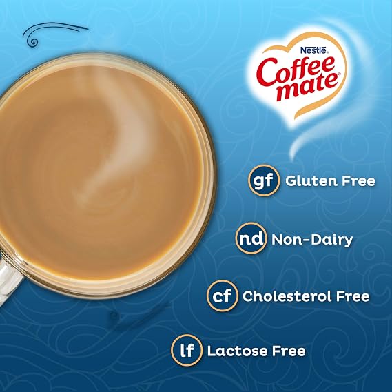 Coffee mate Flavored Creamer 4 Pack Variety Pack (15 oz bottles) - Chocolate Creme, French Vanilla, Hazelnut, Caramel Latte