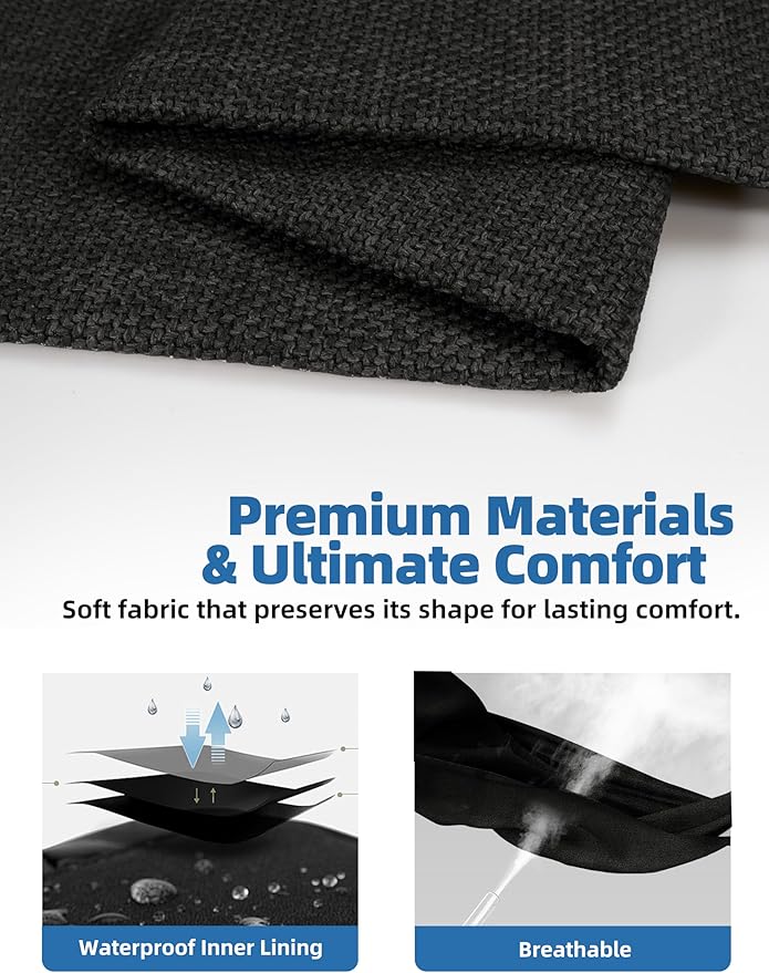 Cama Ortopédica para Perros Grande 91 cm Impermeable y Lavable miniatura 3