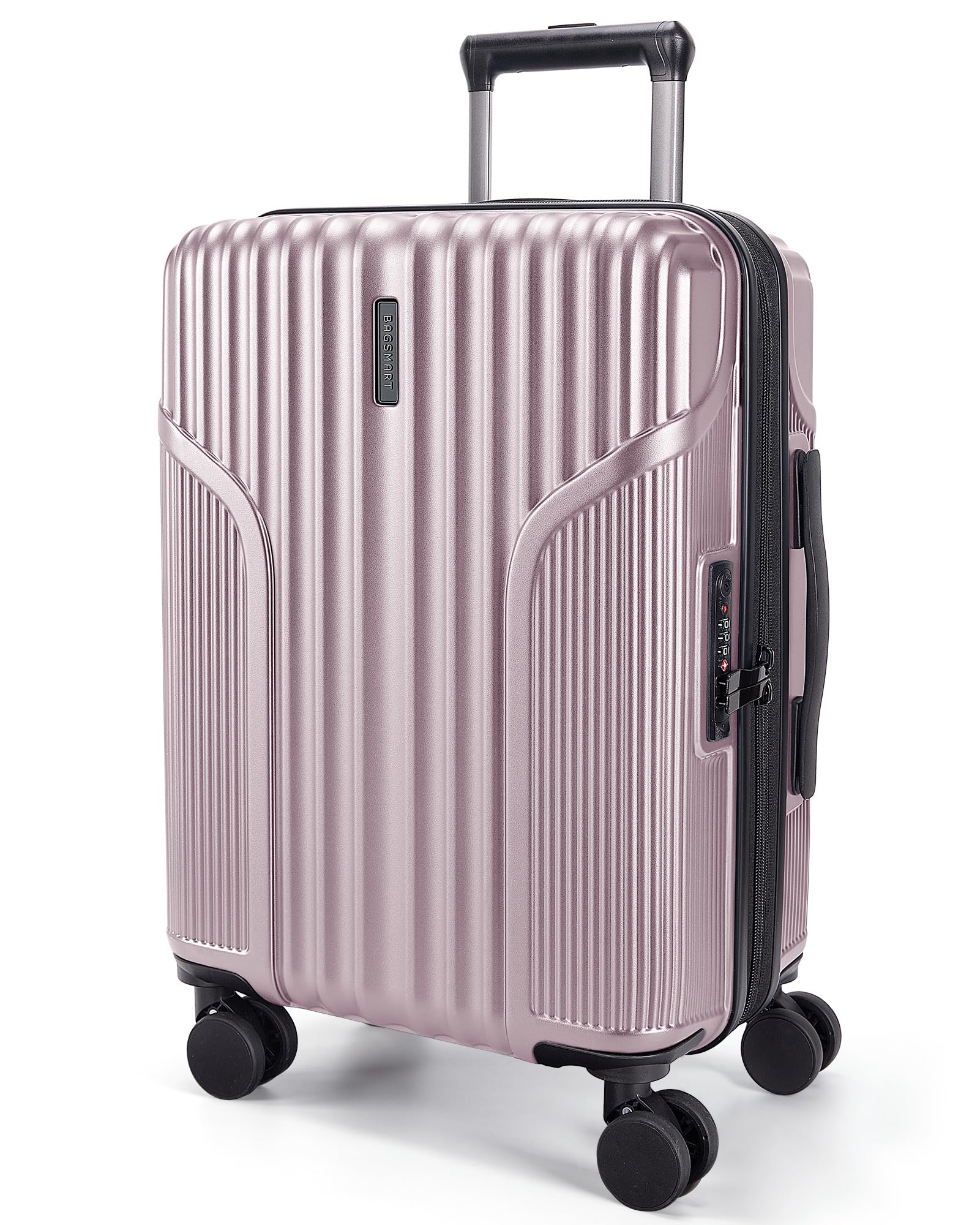 BAGSMART Carry On Luggage 22x14x9 Airline Approved luggage with Spinner Wheels 20 Inch Expandable Hardside Carry On Suitcase
