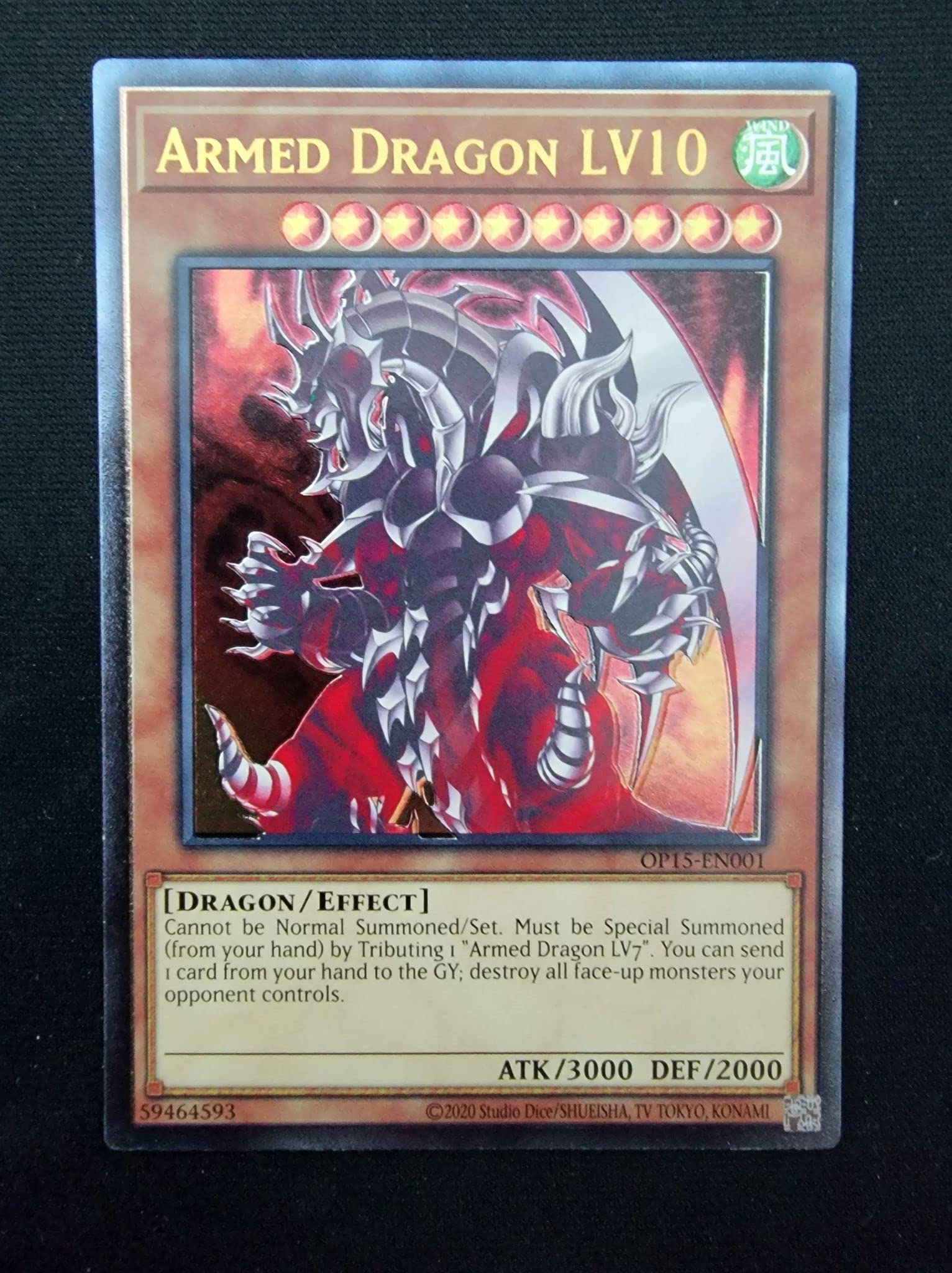 Amazon.com: Yu-Gi-Oh! Armed Dragon LV10 - OP15-EN001 - OTS