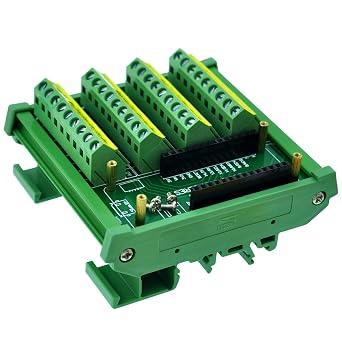 DIN Rail Mount Screw Terminal Block Breakout Module Board for Arduino MKR.