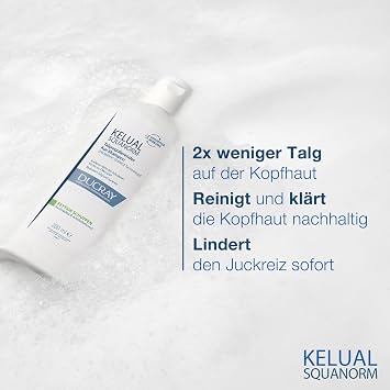 DUCRAY Kelual Squanorm - Shampoo Oily Dandruff, Speech Regulating - 200 ml