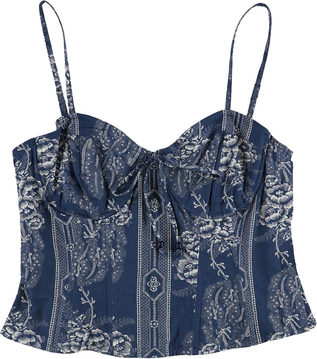 Ralph Lauren Womens Bow Accented Bustier Blouse