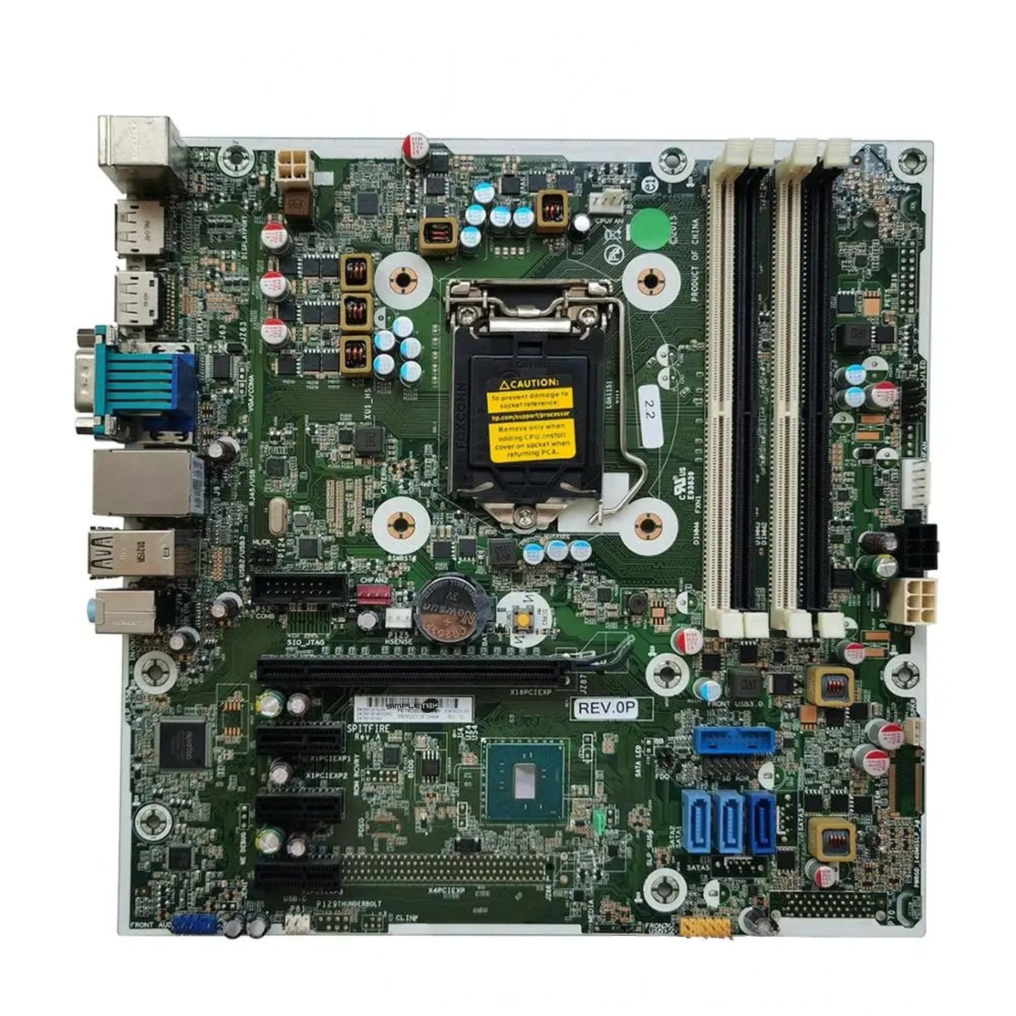 SIMPLETEK - Płyta główna SFF | Chipset H170 LGA 1151 DDR4 | 4 x USB 3.0, VGA, 2 x USB 2.0, 2 x DisplayPort, RS232, RJ-45 (odnowiony)