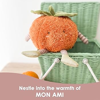 Amazon.com: MON AMI Premium Clementine Soft Food Plush Toy