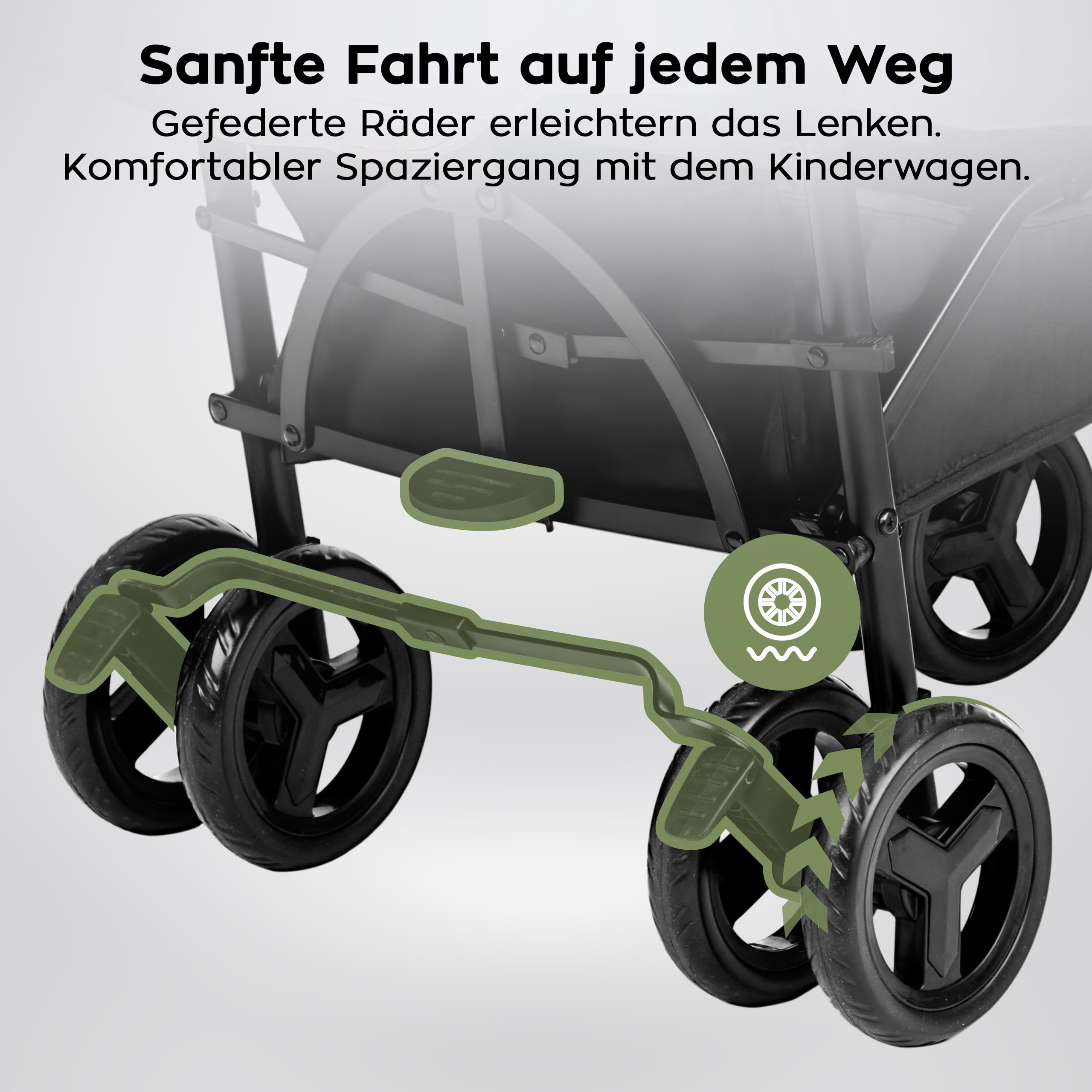 Tulano Davos 35 Reisebuggy – Kinderbuggy klappbar mit Liegefunktion bis 25kg – kompakter Kinderwagen Beige