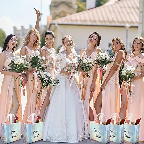 Miniatura 5 de Cunno 16 bolsas de regalo de dama de honor, bolsas de despedida de soltera, regalos de dama de honor para el día de la boda, despedida de soltera,