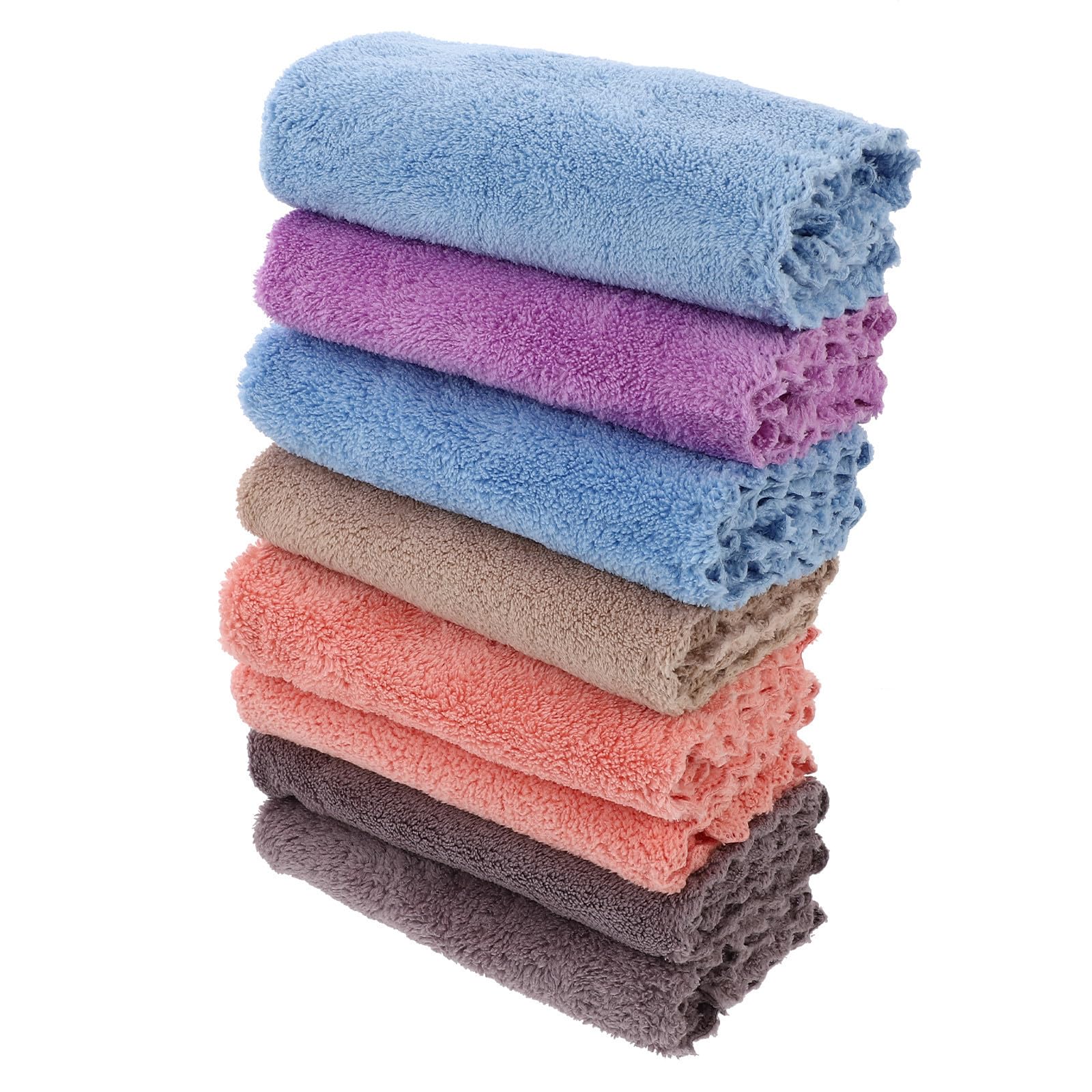 Toallas cuadradas de cara para niños, solución suave y absorbente contra la humedad
